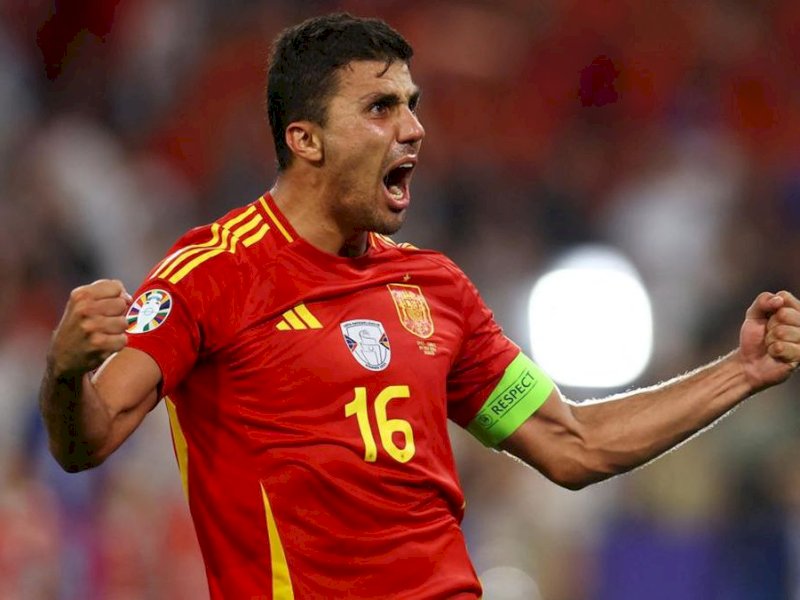Rodri Didapuk jadi Kapten Timnas Spanyol di Piala Dunia 2026
