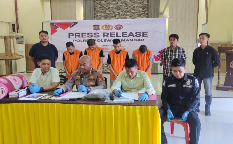 Kenalan Lewat Medsos, ABG di Polman Digilir 4 Pemuda, Pelaku Ditangkap 