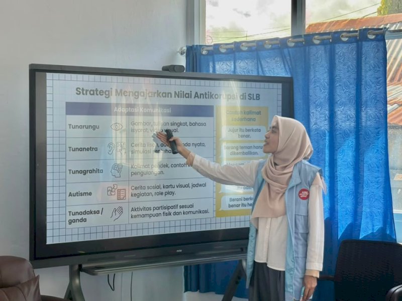 PLN UIP Sulawesi Gelar Penyuluhan Antikorupsi di SLBN 1 Sidrap
