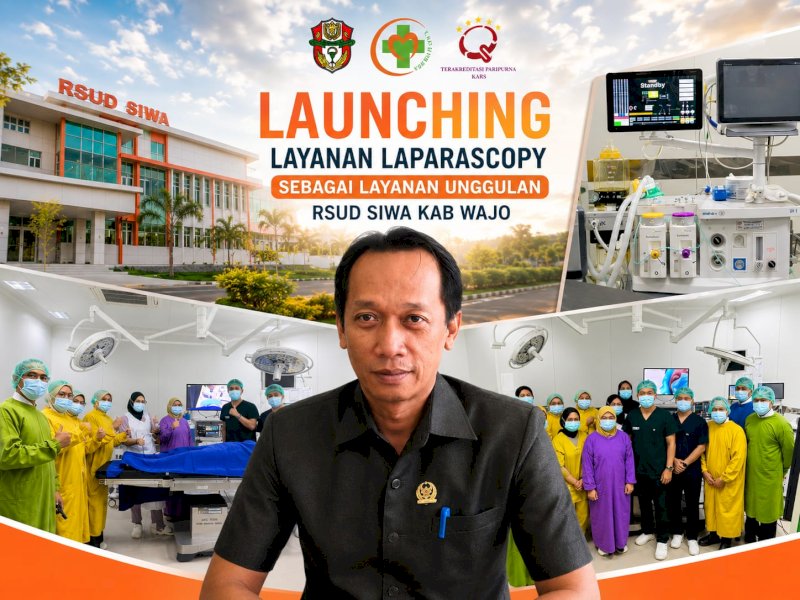 Layanan Laparoscopy Hadir di RSUD Siwa, DPRD Wajo: Terobosan Modern 