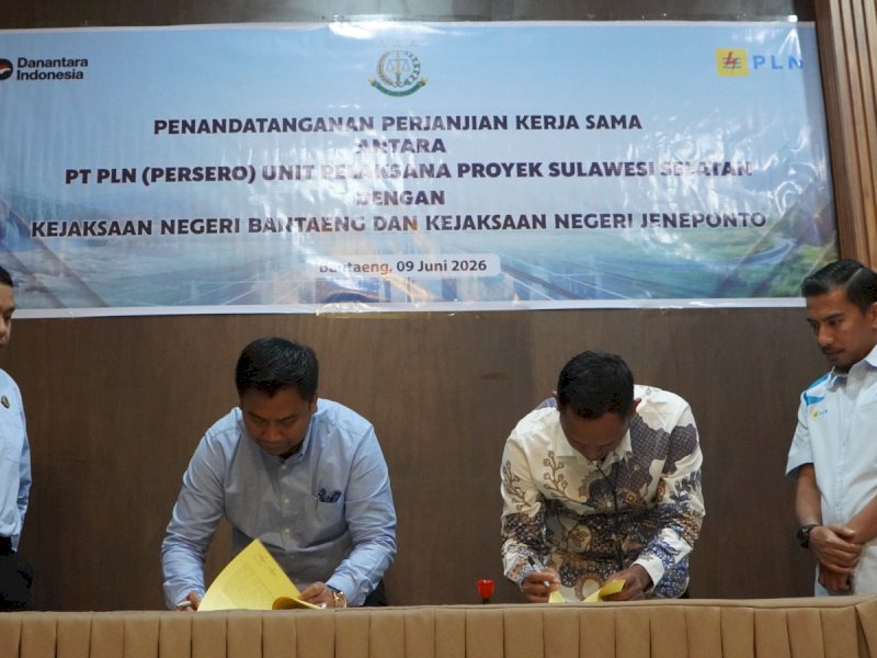 PLN UIP Sulawesi Gandeng Kejari Jeneponto Kawal Pembangunan SUTT 150 kV Punagaya&ndash;Bantaeng