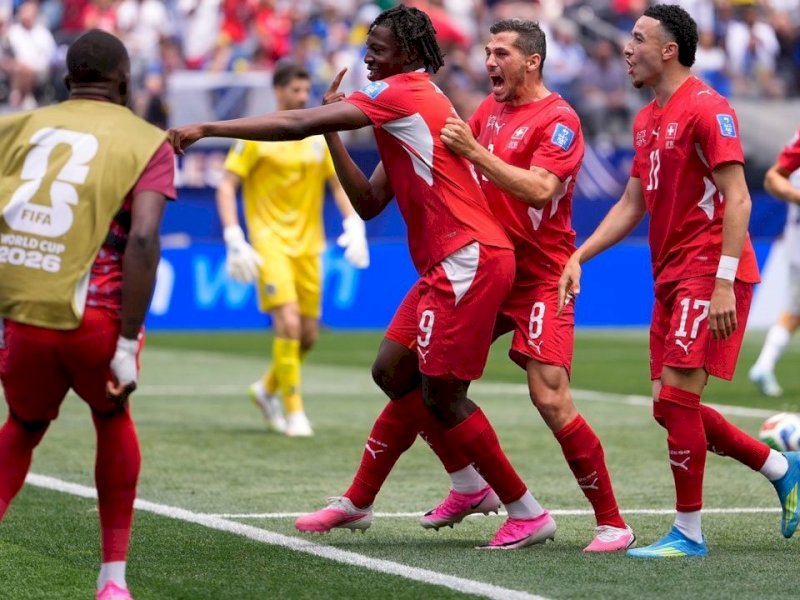 PIALA DUNIA 2026: Gasak Bosnia 4-1, Swiss Puncaki Grup B