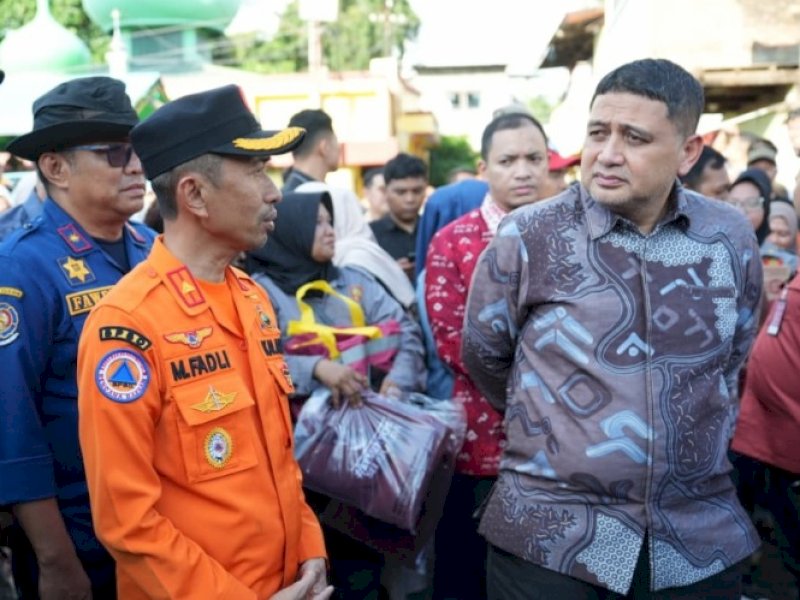 Tinjau Lokasi Kebakaran di Sultan Alauddin, Appi Minta Rehabilitasi Dipercepat 