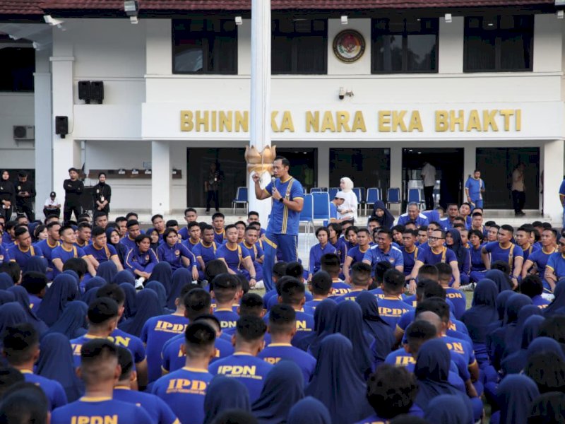 AHY ke Praja IPDN Jatinangor: Hard Work Beats Talent