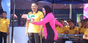 HUT ke-80 Bhayangkara, Polres Wajo Gelar Turnamen Voli