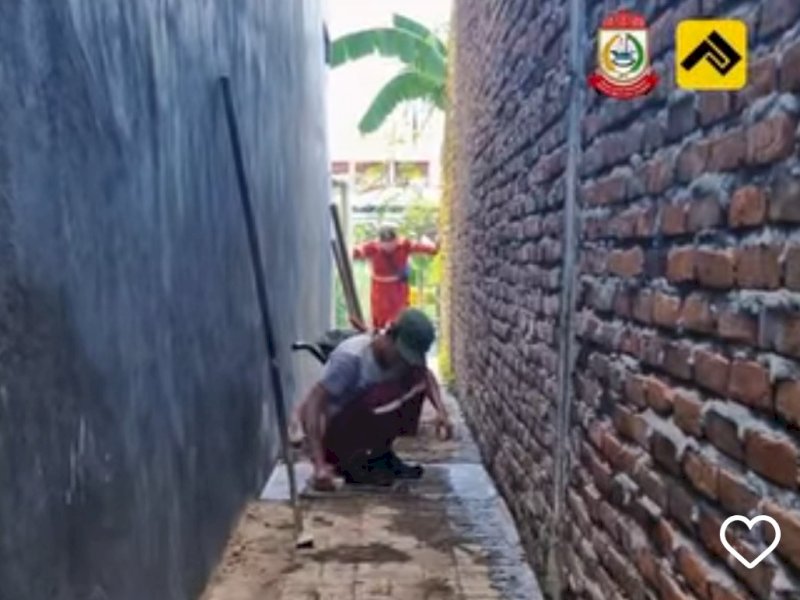 Dinas PU Makassar Lakukan Pemasangan Paving Blok di Jalan Bangkala Raya &nbsp;