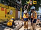 Dinas PU Makassar Tata Ulang Trotoar Tinumbu Pascapembongkaran Bangunan Liar