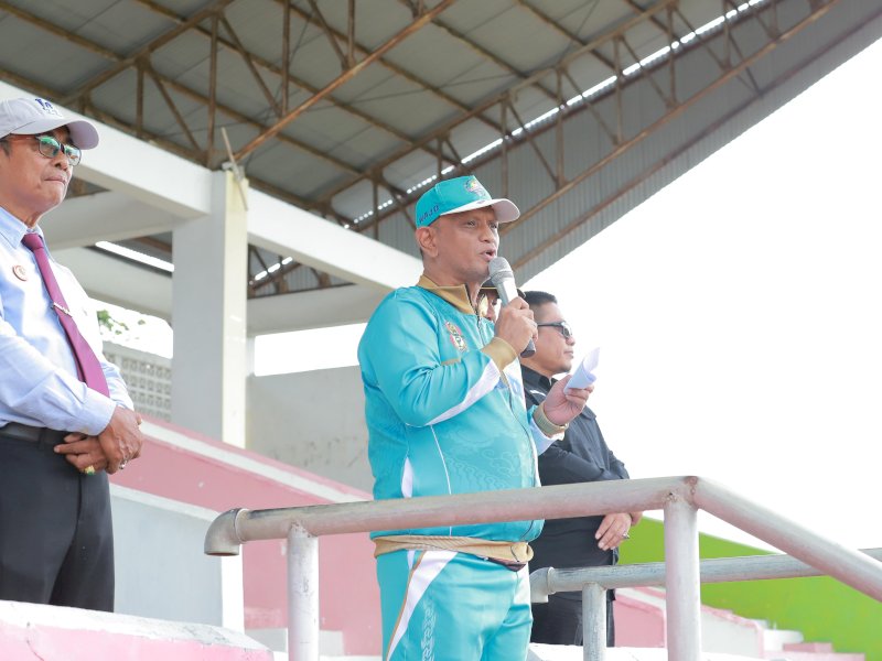 Lepas Kontingen Porsenijar PGRI, ini Pesan Wabup Wajo 