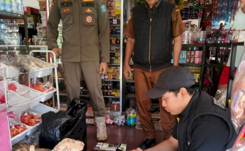 Operasi BKC di Sumedang, Tim Gabungan Sita 18.400 Batang Rokok Ilegal
