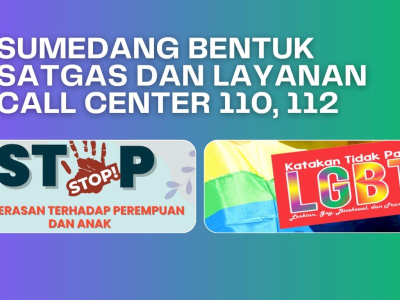 Cegah Kekerasan dan LGBT, Pemkab Sumedang Siapkan Aduan Call Centre 