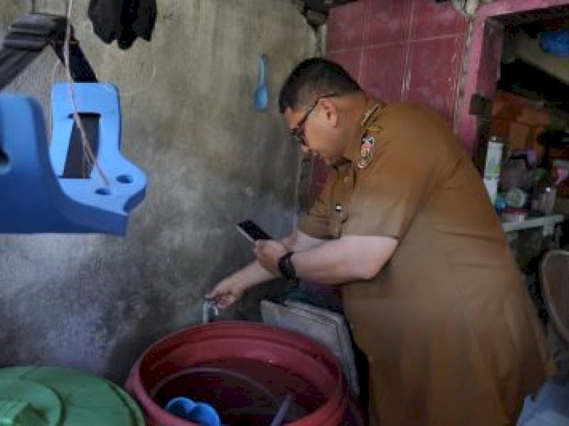 Cek Air PDAM, Appi Masuk ke Lorong-lorong