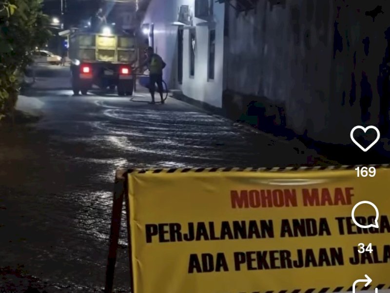 Tingkatkan Kualitas Jalan, Dinas PU Makassar Rehabilitasi Ruas Perumnas Panakkukang III
