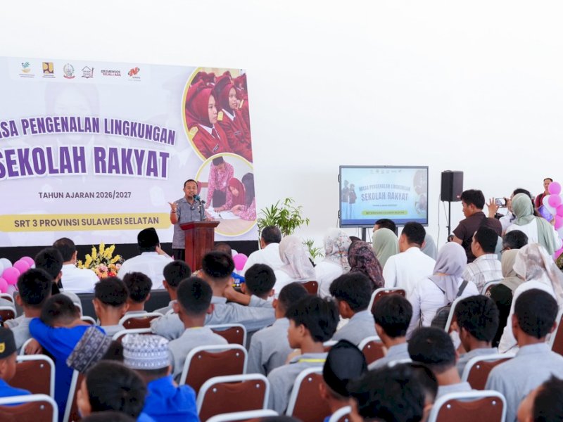Gubernur Sudirman Buka MPLS Sekolah Rakyat Sulsel, Tampung 270 Siswa 