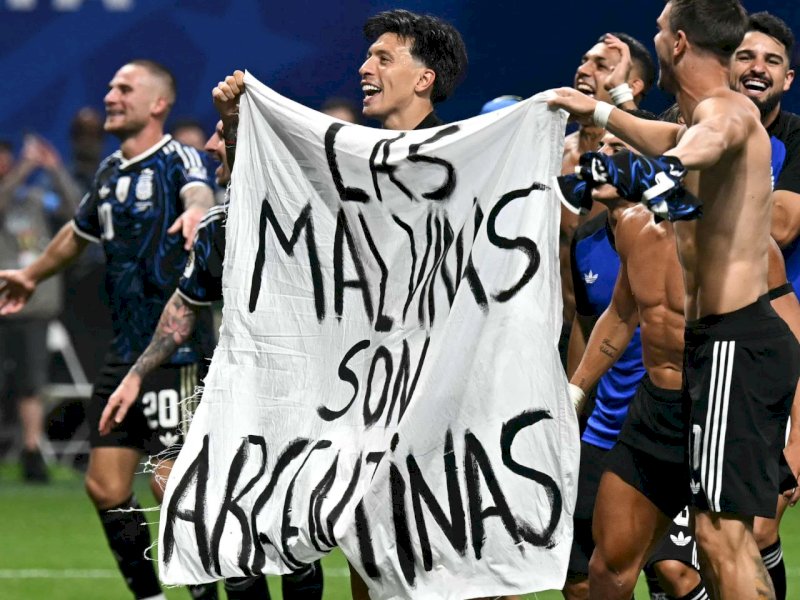 PIALA DUNIA 2026: Bentangkan Spanduk Malvinas, Inggris Minta FIFA Hukum Argentina 