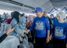 HUT ke-25 Demokrat, Gerakan Langit Biru Satukan Ribuan Kader dan Masyarakat di Morowali