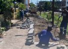 Dinas PU Makassar Lakukan Pemasangan Paving Blok di Jl Nurul Muttahid 1&nbsp;