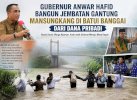 Gubernur Anwar Hafid Bangun Jembatan Gantung di Batui Banggai Pakai Dana Pribadi