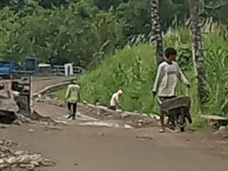 LIRA Soroti Proyek P2JN Rp40 M di Wajo: Beton Retak, Ada Dugaan Material Ilegal