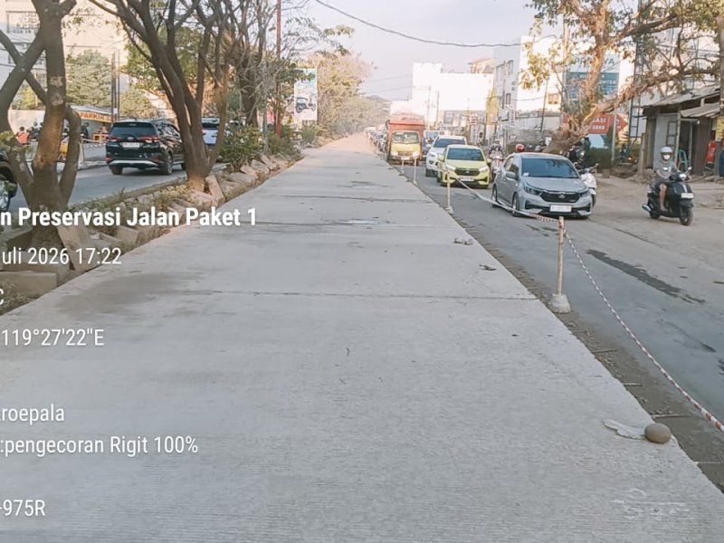 Jalan Hertasning Diaspal-Aroepala Dibeton, Ini Penjelasan Pemprov Sulsel