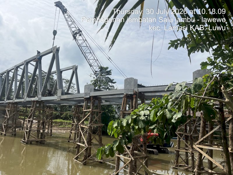 Jembatan Penghubung Luwu-Lutra Segera Difungsikan, Pemprov Sulsel Suntik Rp16 M