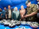 Wagub Reny-Bupati Tolitoli Sidak Pasar Susumbolan, Pastikan Harga Pangan Stabil