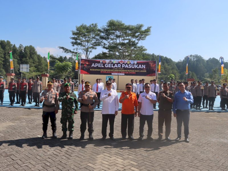 Kapolres Torut akan Tindak Tegas Pelaku Usaha yang Buka Lahan dengan Membakar 