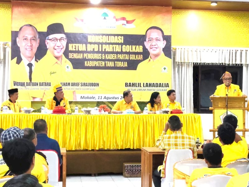 IAS Panaskan Mesin Golkar di Tator: Kita Harus Kembali jadi Pemenang 