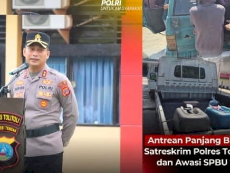 Antrean BBM Dikeluhkan Warga, Polres Tolitoli Sidak Sejumlah SPBU