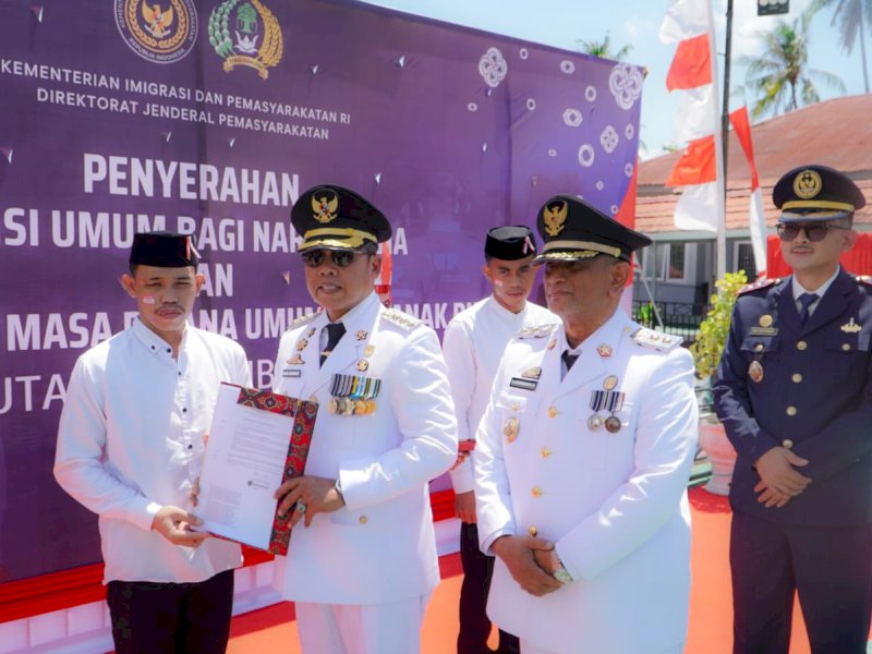 HUT Kemerdekaan RI, 155 Warga Binaan Rutan Sengkang Terima Remisi