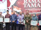 Dandim 1406/Wajo-Forkopimda Hadiri Ramah Tamah HUT RI di RTH Sengkang 