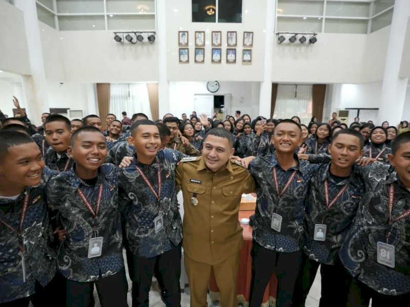 Appi Puji 70 Anggota Paskibraka Makassar: Modal Awal Menuju Masa Depan 