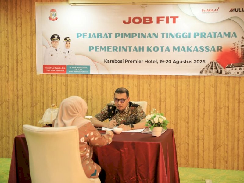 Pemkot Makassar Gelar Job Fit Eselon II: Kepala OPD Bakal Dikocok Ulang 