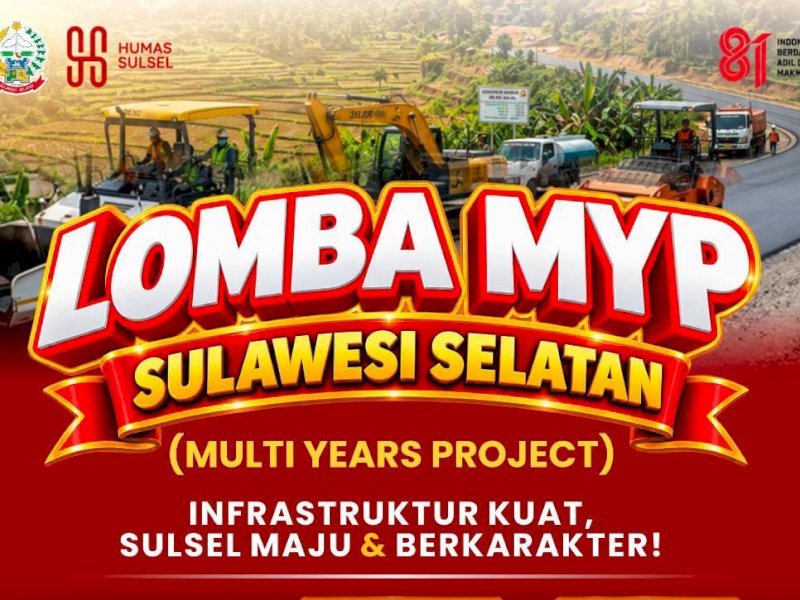 Pemprov Sulsel Gelar Lomba Karya Jurnalistik-Video Kreatif Bertema Pembangunan MYP