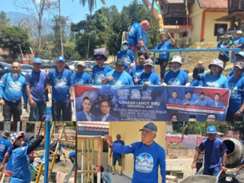 HUT Ke-25, DPC Demokrat Tator Gelar Bakti Sosial di Gereja dan PAUD