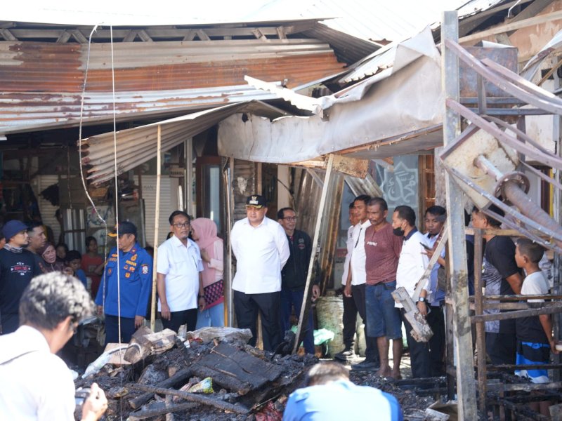 Appi Janji Percepat Rehabilitasi Kios Pasar Pa&rsquo;baeng-baeng Pascakebakaran 