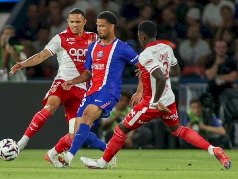 LIGA PRANCIS: Sengit, AS Monaco Taklukkan PSG 2-1