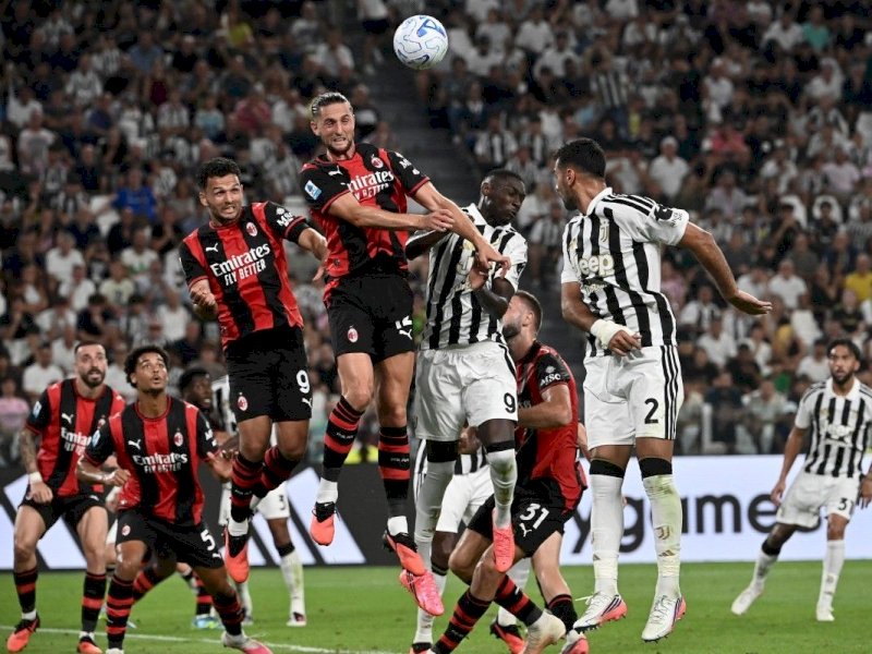 LIGA ITALIA: Gol Injury Time Juventus Gagalkan Kemenangan Milan 