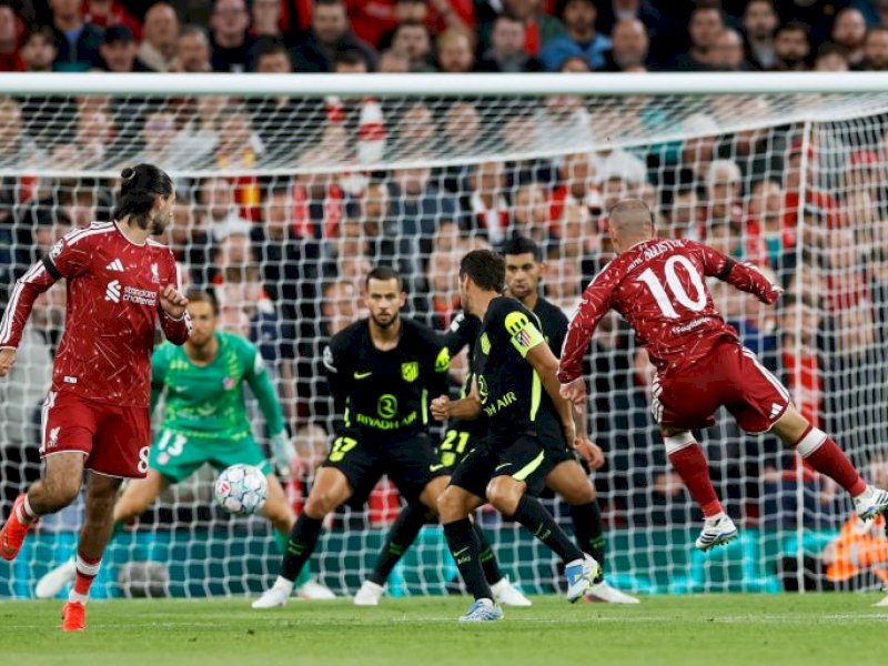 LIGA CHAMPIONS: Liverpool Comeback, Gasak Atletico Madrid 2-1