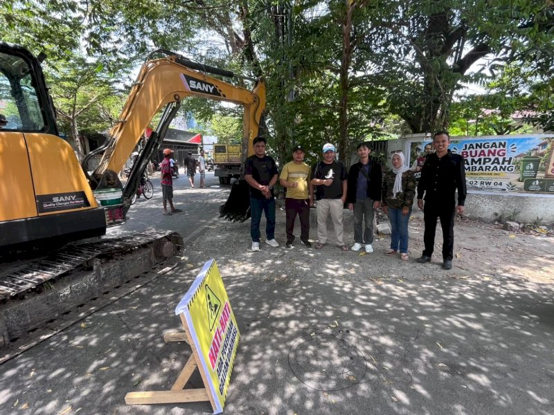 Dinas PU Makassar Normalisasi Drainase Kunjung Mae, Antisipasi Musim Hujan 