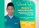 Baso Ahmad Fahmi, Siswa MTs As&rsquo;adiyah Doping Juara Olimpiade Matematika Kabupaten Wajo