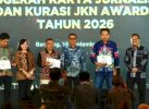 15 Jurnalis Raih Anugerah Karya Jurnalistik dan Kurasi JKN Award 2026