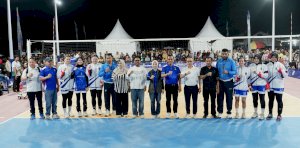 Syarifudin Hafid Buka Berani Cup Volley Ball Putri Morowali, Dorong Lahirnya Talenta Lokal