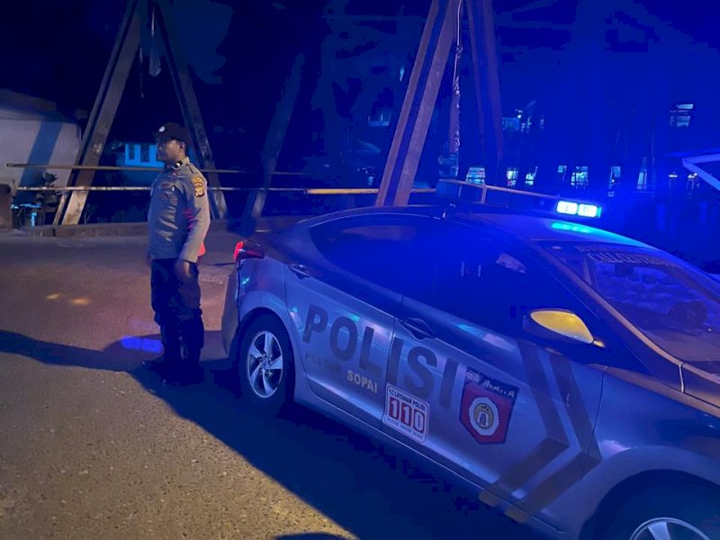 Polsek Sopai Toraja Utara Gelar Patroli Blue Light, Sisir Titik Rawan