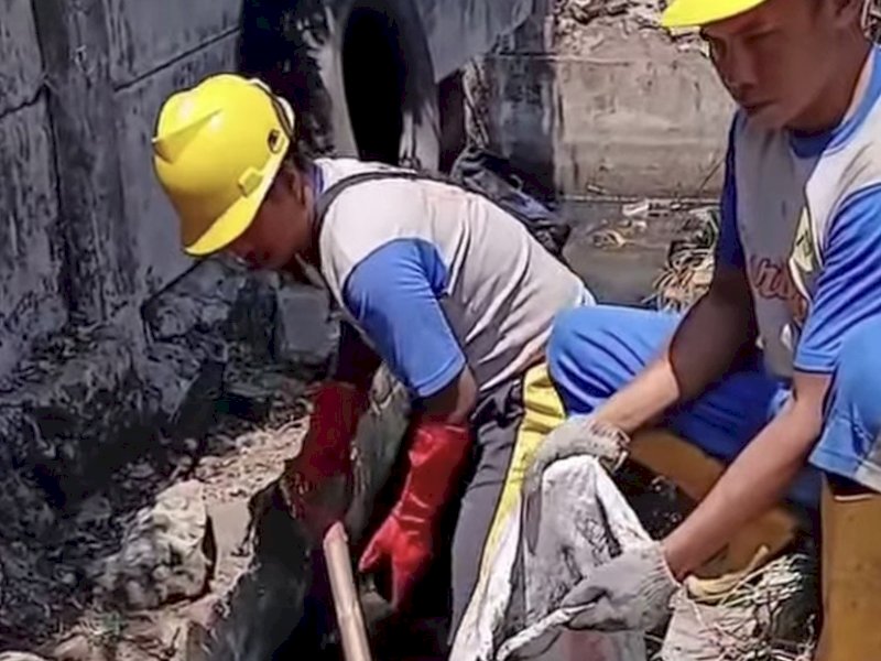 Warga Sultan Abdullah Puji Respons Cepat Dinas PU Makassar: Drainase Kembali Normal