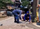 Dinas PU Makassar Lakukan Pemasangan Paving Blok di Jl Borong Raya Baru: Akses Warga Makin Nyaman