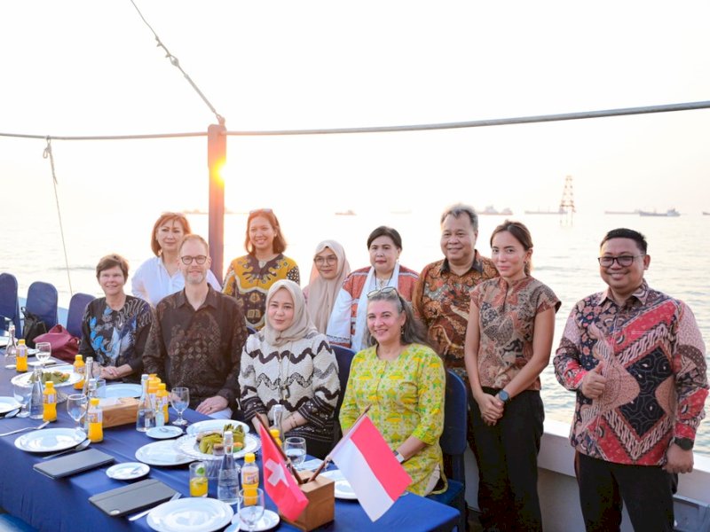 Bertemu Dubes Swiss, Wagub Fatmawati Pamer Potensi Rumput Laut Sulsel