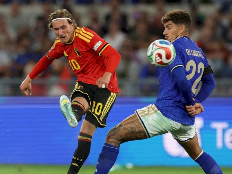 UEFA Nations League: Belgia Bungkam Italia 2-0