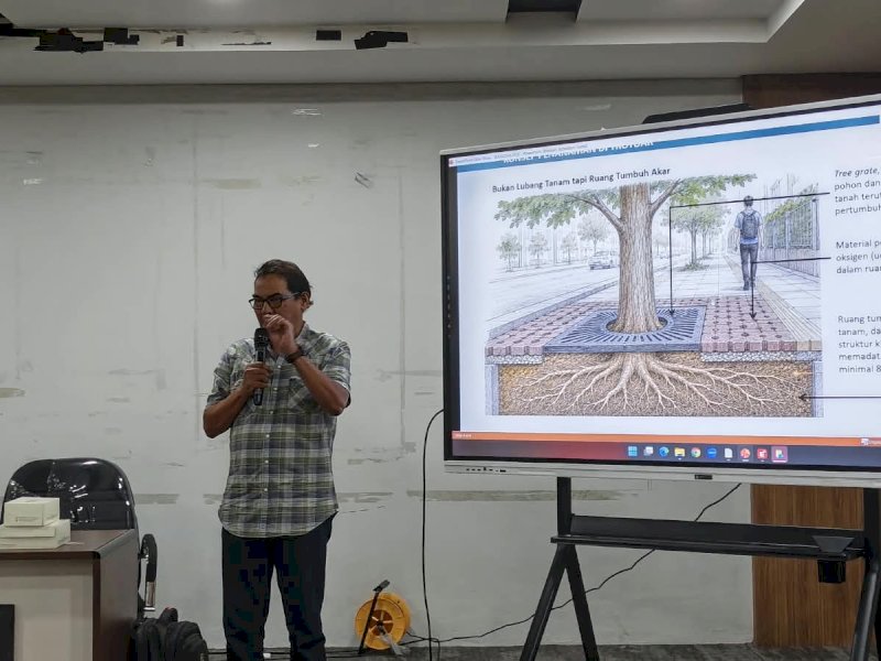 Revitalisasi Pedestarian Kajaolalido-Thamrin, Pemkot Makassar Siapkan Pohon 'Natif' Sulawesi