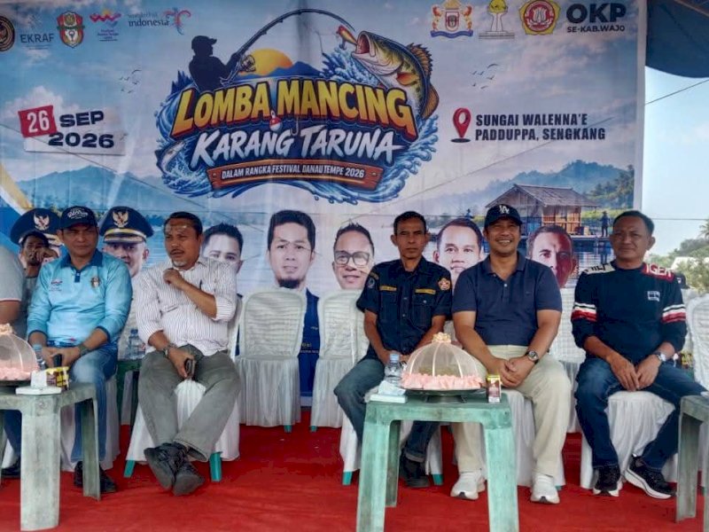 450 Peserta Ramaikan Lomba Mancing dalam Rangkaian Festival Danau Tempe Wajo