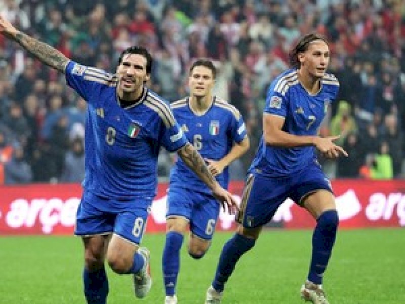 UEFA Nations League: Italia Superior, Sikat Turki 4-1